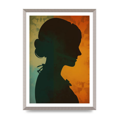 Timeless Vintage Woman Silhouette