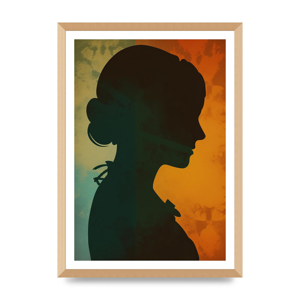 Timeless Vintage Woman Silhouette