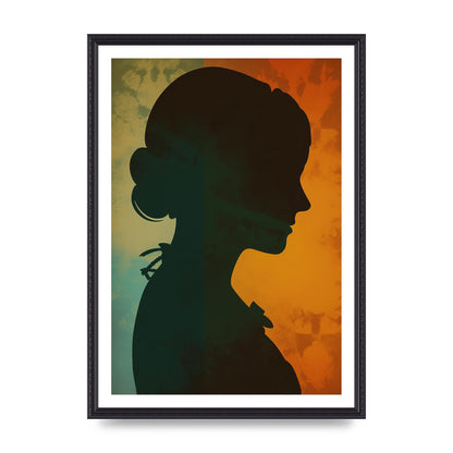 Timeless Vintage Woman Silhouette