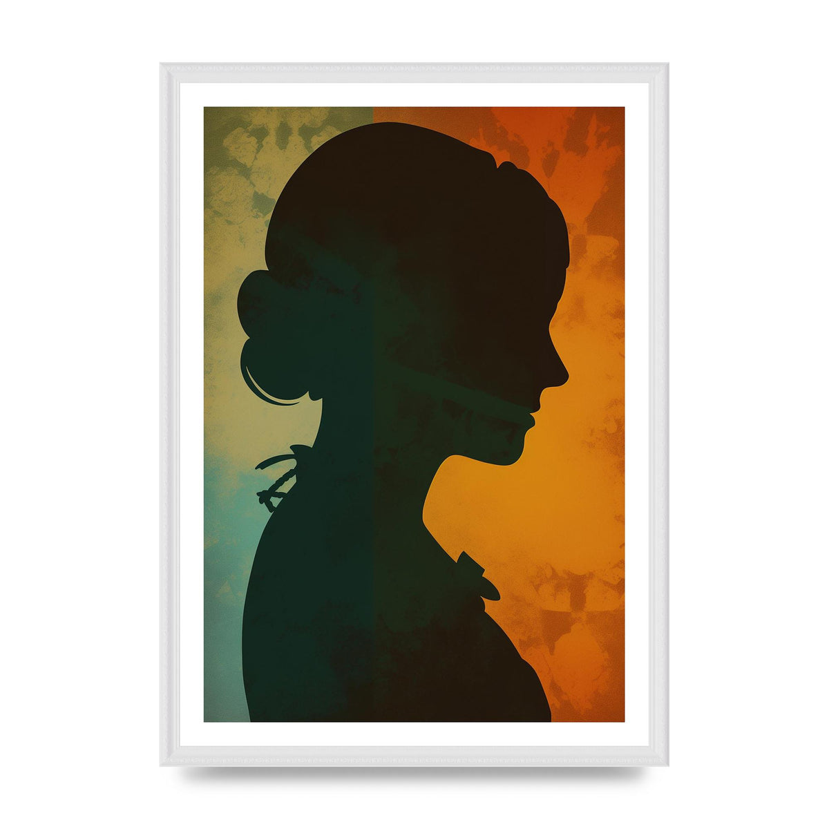 Timeless Vintage Woman Silhouette