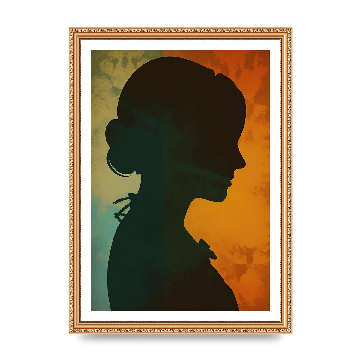 Timeless Vintage Woman Silhouette