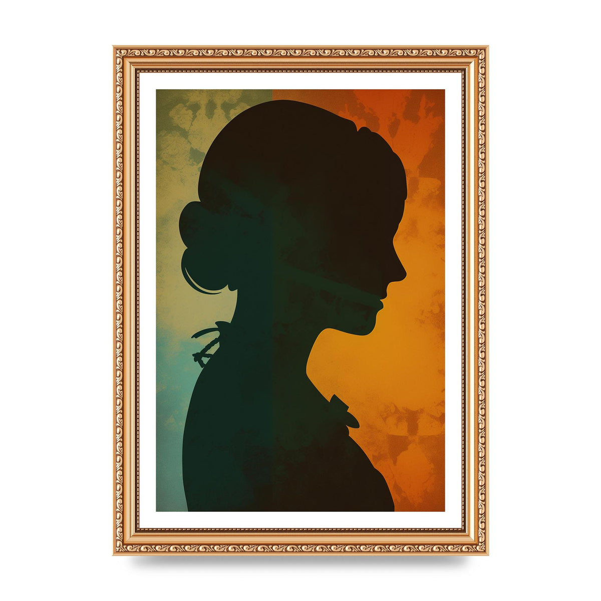 Timeless Vintage Woman Silhouette
