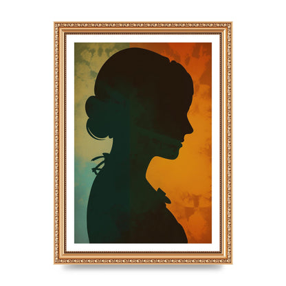 Timeless Vintage Woman Silhouette
