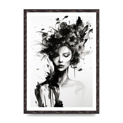 Bold Black Contours of Feminine Allure