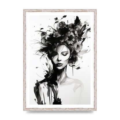 Bold Black Contours of Feminine Allure