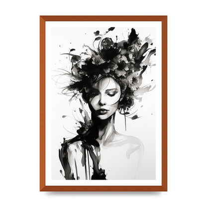 Bold Black Contours of Feminine Allure