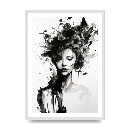 Bold Black Contours of Feminine Allure