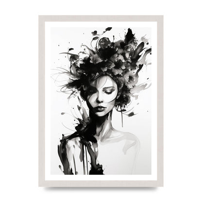 Bold Black Contours of Feminine Allure