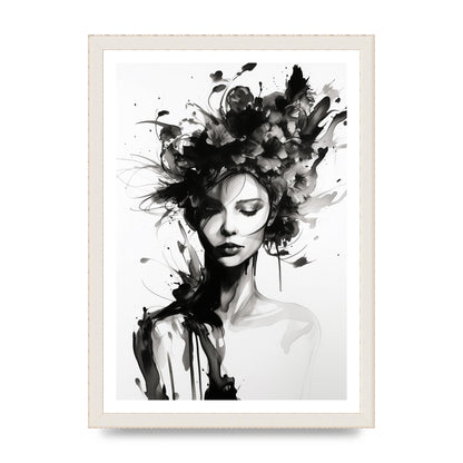 Bold Black Contours of Feminine Allure
