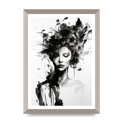 Bold Black Contours of Feminine Allure
