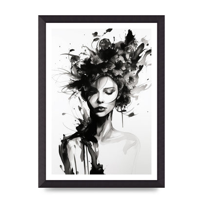 Bold Black Contours of Feminine Allure