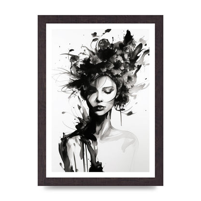 Bold Black Contours of Feminine Allure