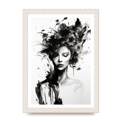 Bold Black Contours of Feminine Allure