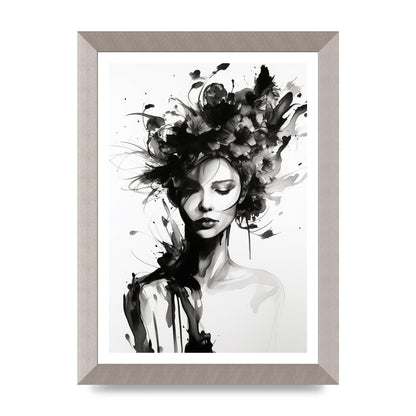 Bold Black Contours of Feminine Allure