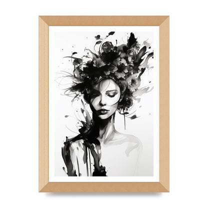 Bold Black Contours of Feminine Allure