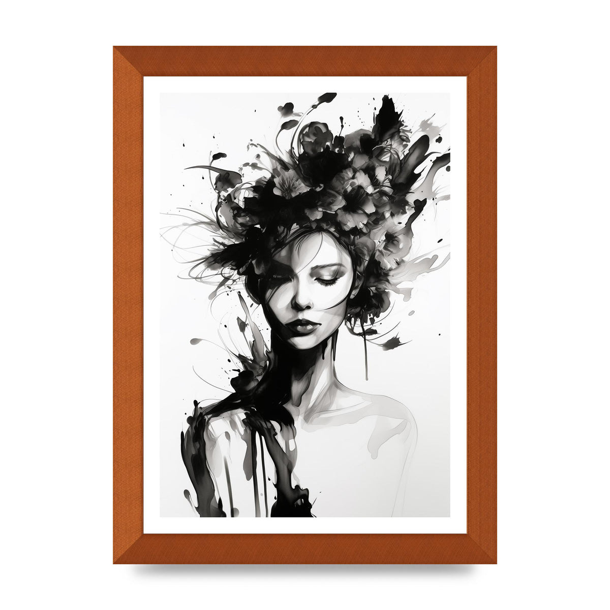 Bold Black Contours of Feminine Allure