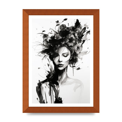 Bold Black Contours of Feminine Allure