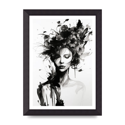 Bold Black Contours of Feminine Allure