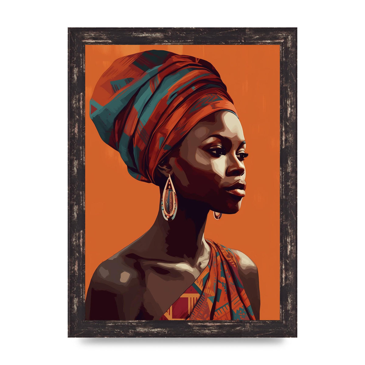 African Womans Resilience in Minimalism