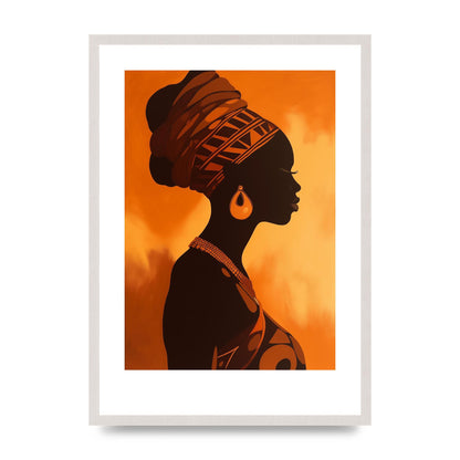 African Queen in Regal Contrast