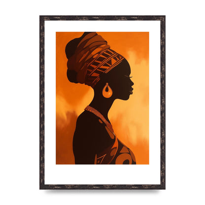 African Queen in Regal Contrast