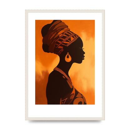 African Queen in Regal Contrast