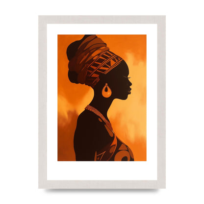 African Queen in Regal Contrast
