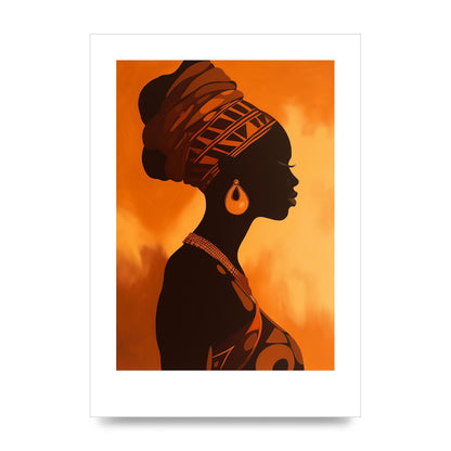 African Queen in Regal Contrast