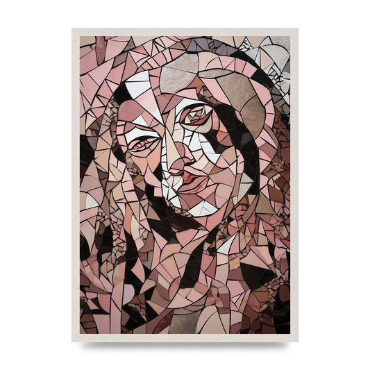 Feminine Mystique in Blush Mosaic