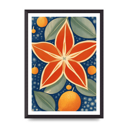 Starfruit Woodblock Artwork