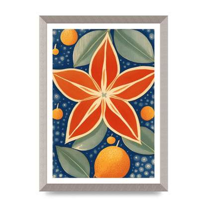 Starfruit Woodblock Artwork