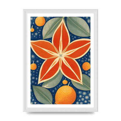 Starfruit Woodblock Artwork