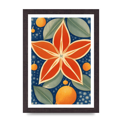 Starfruit Woodblock Artwork