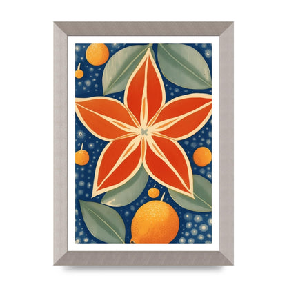 Starfruit Woodblock Artwork