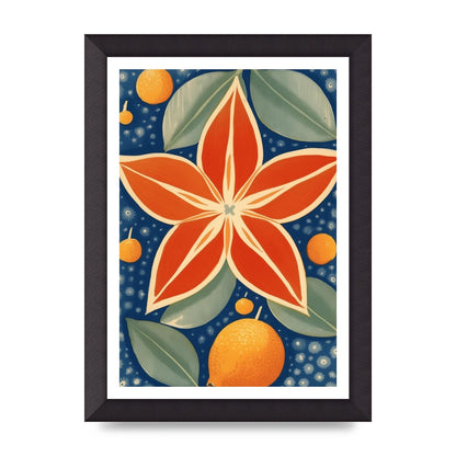 Starfruit Woodblock Artwork