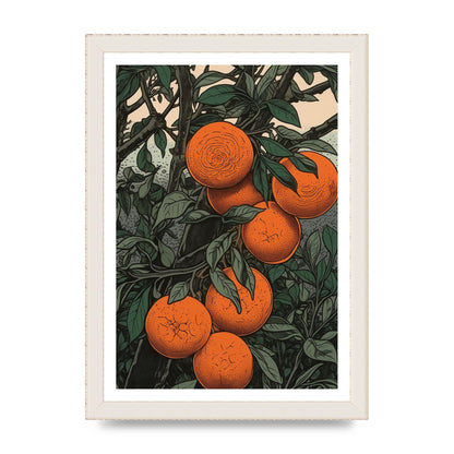 Orange Essence Revealed in Woodblock