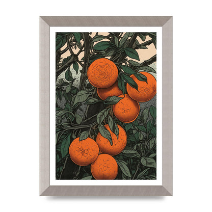Orange Essence Revealed in Woodblock