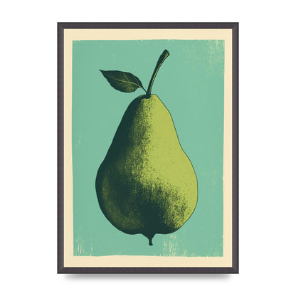 Pear Essence in Duotone Risograph