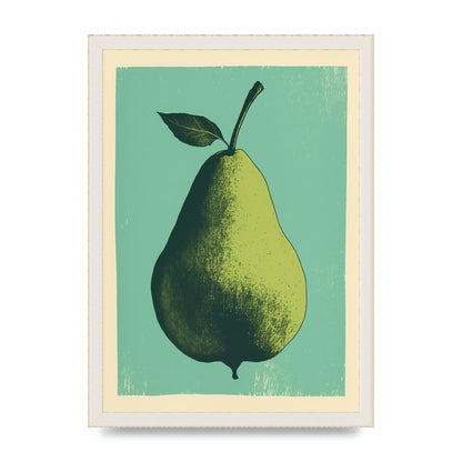 Pear Essence in Duotone Risograph