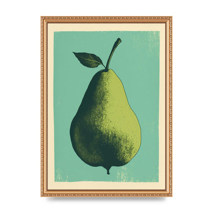 Pear Essence in Duotone Risograph
