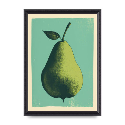 Pear Essence in Duotone Risograph