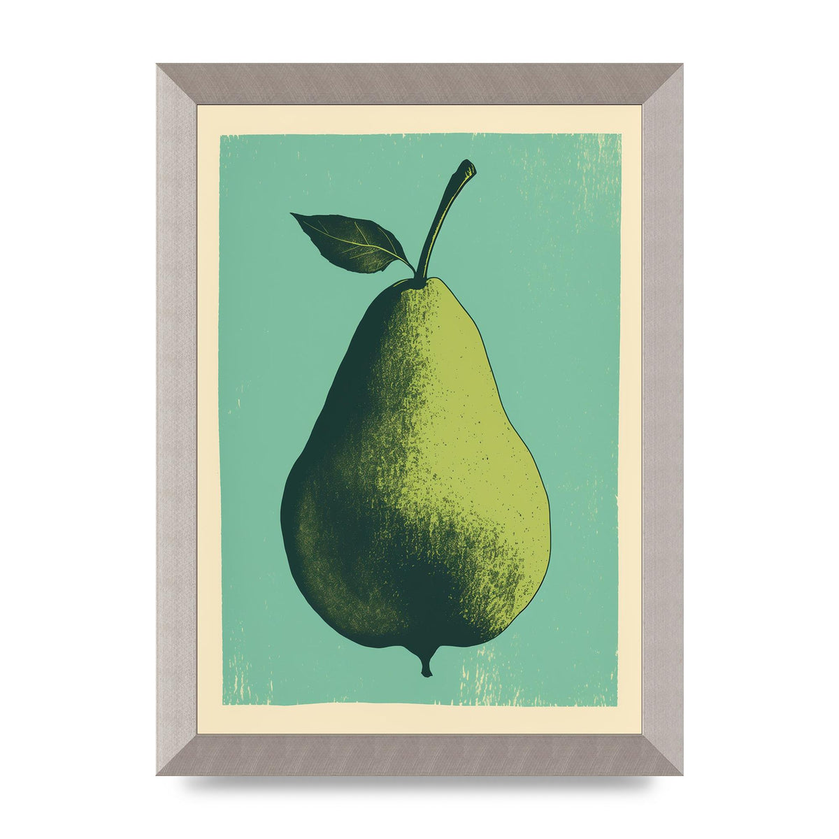 Pear Essence in Duotone Risograph