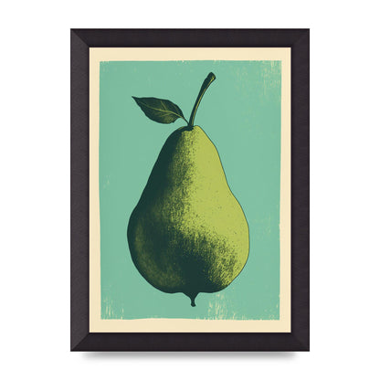 Pear Essence in Duotone Risograph