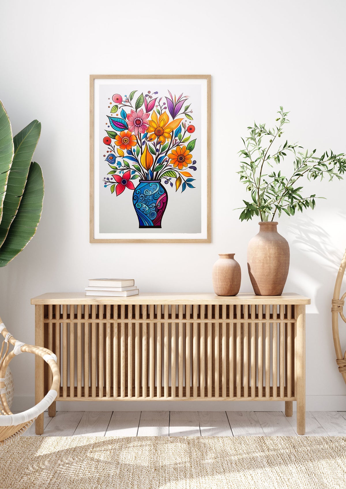 Energetic Vase with Blooming Array