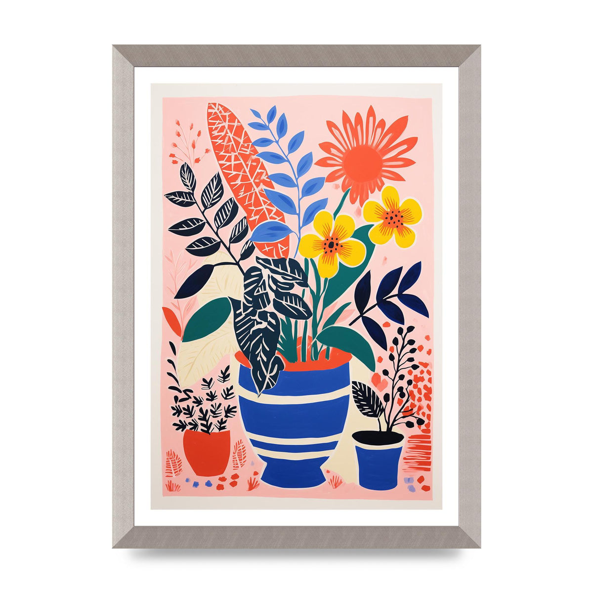 Vibrant Vase with Array of Flowers