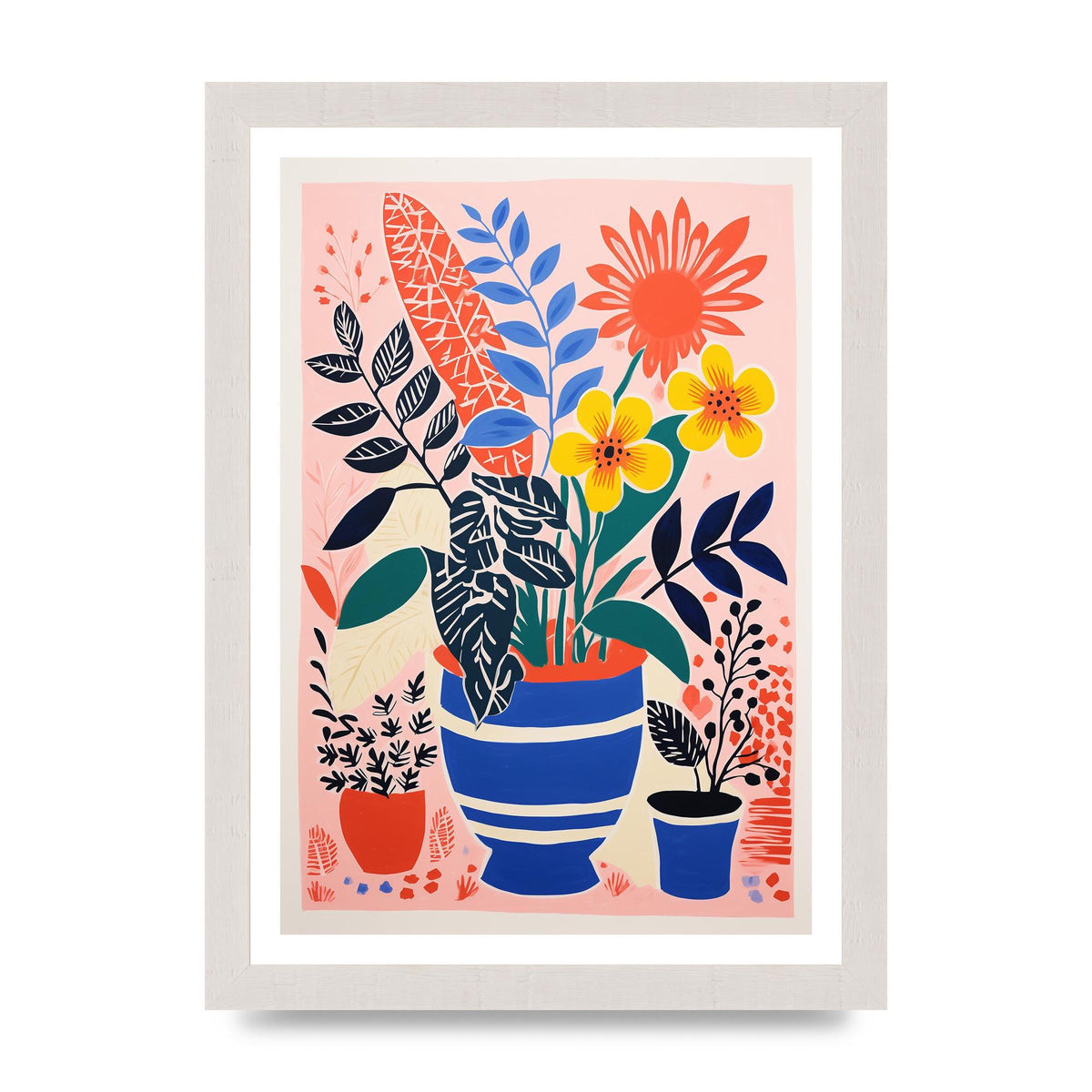 Vibrant Vase with Array of Flowers