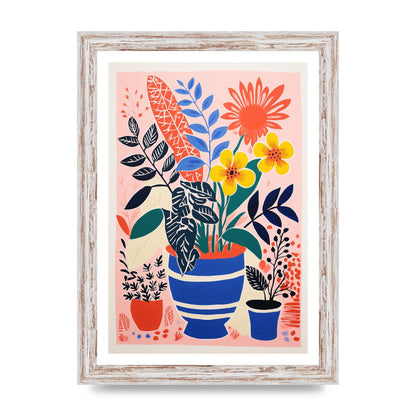 Vibrant Vase with Array of Flowers