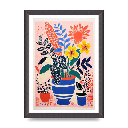 Vibrant Vase with Array of Flowers
