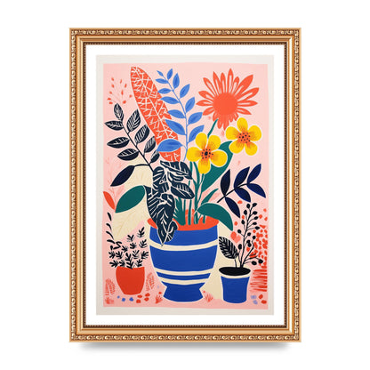 Vibrant Vase with Array of Flowers