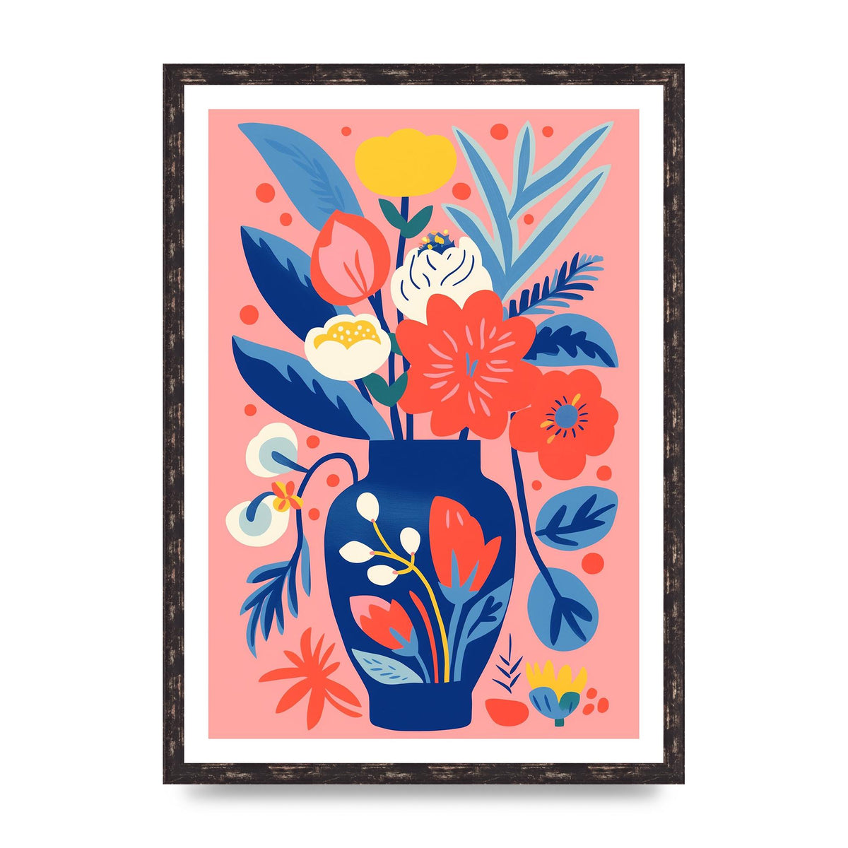 Colorful Bold-Shaped Flower Vase
